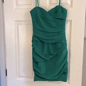 BCBG - green strapless dress